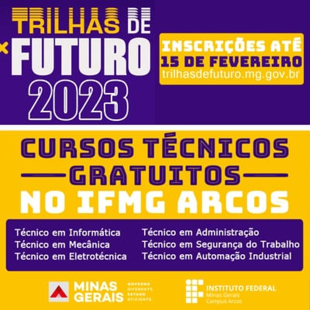 Agência Minas Gerais  Trilhas de Futuro: instituições de ensino  interessadas em oferecer os cursos técnicos já podem se inscrever